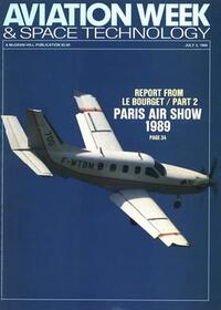 Aviation Week & Space Technology July 1989 Magazine Back Copies Magizines Mags
