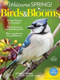 Birds & Blooms February/March 2023 Magazine Back Copies Magizines Mags