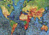photomosaic puzzle of the earth made from thousands of photos, buffalo