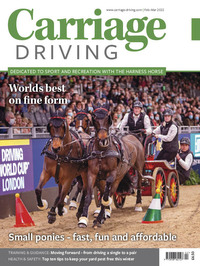 Carriage Driving February/March 2022 Magazine Back Copies Magizines Mags