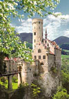 1000 pieces jigsaw puzzle by castorland, lichtenstein castle germany
