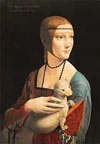 1000 pieces jigsaw puzzle by castorland, lady with the ermine leonardo davinci