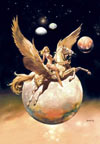 1000 pieces jigsaw puzzle by castorland, golden wings