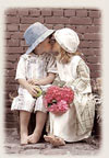1000 pieces jigsaw puzzle by castorland, first kiss