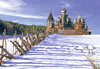 castorland 1500 pieces jigsaw puzzle, karelia russia wooden churches,