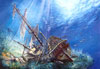 2000 pieces jigsaw puzzle by castorland, sunk galleon ship in the ocean