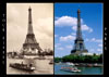 eiffel tower jigsaw puzzle, clementoni yesterday collection, 1000 pieces