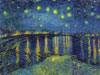VincentVanGogh painting StarryNight Jigsaw Puzzle # 314072 by Clementony Puzzles now Ravensburger