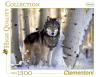 1500 Piece Jigsaw Puzzle Clementoni Puzzles The Wolf photographic fantasy fluorescent image
