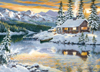 piersis clayton weirs paiunter 1000 jigsawpuzzle clementoni cabin on the river painting