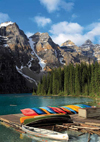 moraine lake banff national park alberta canada jigsaw puzzle, 1500 pieces clementoni landscape puzz