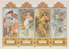 jigsaw puzzle of painting by alfons maria mucha manufactured by clementoni 1000 pieces