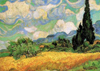 van goghs wheat field with cypresses, clementoni 1000 pieces jigsaw puzzle clementoni