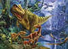 magic 3d effect with 3d glasses clementoni jigsaw puzzle 1000 piecves dino valley