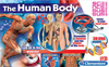 the human body, assemble a 3d skeleton and the organs of the body, clementoni