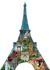eiffel tower shaped jigsaw puzzle by gerold como with fx schmid 1000 pieces
