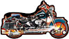 accelerate fx schmid shaped puzzle, 1000 pieces, jigsaw puzzle shaped like a motorcycle