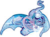 3feet wide ice dragon puzzle, 1000 pieces sally j smith artwork, shaped puzzle dragon fx schmid