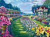 fernando agudelos paradise garden painting as an FX schmid 1000 piece jigsaw puzzle