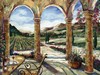 sedona portico jigsaw puzzle by artist karen stene