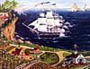 artwork by kemon sermos, 2000 pieces jigsaw puzzle by fx schmid,