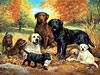 lindapicken labfamily painting jigsaw puzzle by fxschmidt beautiful labrador family painting