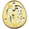 hanayama puzzles, metal puzzle by puzzlemaster, l'oeuf
