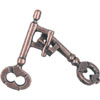 hanayama puzzles, metal puzzle by puzzlemaster, key