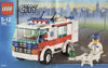 lego city ambulance 118 pieces of lego blocks