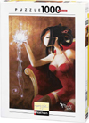 Nathan Jigsaw Puzzle 1000 Pieces Le Lotus Painting by MissTigri of Chinese Art