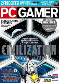 PC Gamer (UK) June 2014 Magazine Back Copies Magizines Mags