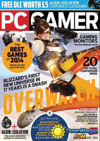 PC Gamer (UK) January 2015 Magazine Back Copies Magizines Mags