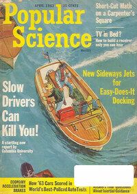 Popular Science April 1963 Magazine Back Copies Magizines Mags