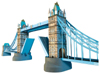 tower bridge london 3d jigsaw puzzle by ravensburger, puzzle of bridge