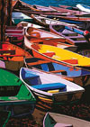 dories of maine boats by painter Lewis T. Johnson 1000 Piece Jigsaw Puzzle by Ravensberger Puzzles