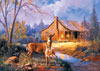 woodland deer jigsawpuzzle ravensburger germany 153503 marianne caroselli painting art