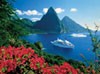 Saint Lucia 1000 Piece Jigsaw Puzzle Manufactured by Ravensburger Puzzles Germany