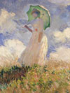 1000 Piece Jigsaw Puzzle of Girl with the Parasol painted by Claude Monet made by Ravensburger