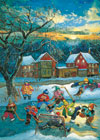 PaulinePaquin QuebecArtist End of the Game Ravenbsurger JigsawPuzzles thousand pieces jigsaws puzzel