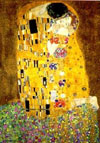 Gustav Klimt's Painting The Kiss 1000 Piece Jigsaw Puzzle made by Ravensburger Puzzles item # 157433