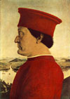 Pierro Della Francesca's Portrait, Frederico Da Monterfeltro painting Ravensburger 1000 piece puzzle