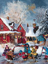 Puzzel Ravensburger Games Germany WinterGames PaulinePaquin Quebec Artist Childhood themes Canadian