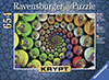 Chryptic puzzle color spiral Krypt series no image blank Ravenbsurger JigsawPuzzles thousand pieces