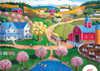 Artist Steve Klein painting of Farm Country by Ravenbsurger JigsawPuzzles thousand pieces jigsaws