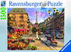 vintage paris eiffel tower jigsaw puzzle, ravensburger, 1500 pieces, corbis photo 163946