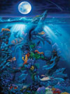 Dolphin's Reef Fantasy Artistic Illustration 1500 Piece Jigsaw Puzzle by RavensburgerPuzzles Germany