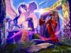 Fantasy Illustrated Art Jigsaw Puzzle of Wizard Fighting Dragon at Stonehenge Ravensburger # 16644