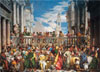 PaoloVeronese Marriage at Cana Painting 2000 Piece Jigsaw Puzzle Ravensburger # 166534