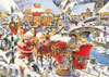 Roy Trower Artist Which Way Santa? visit christmas Ravenbsurger JigsawPuzzles thousand pieces jigsaw