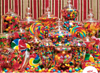 Jigsaw Puzzle 1000 pieces Candy Overload artist Rachel Perry manufactured by Ravensburger